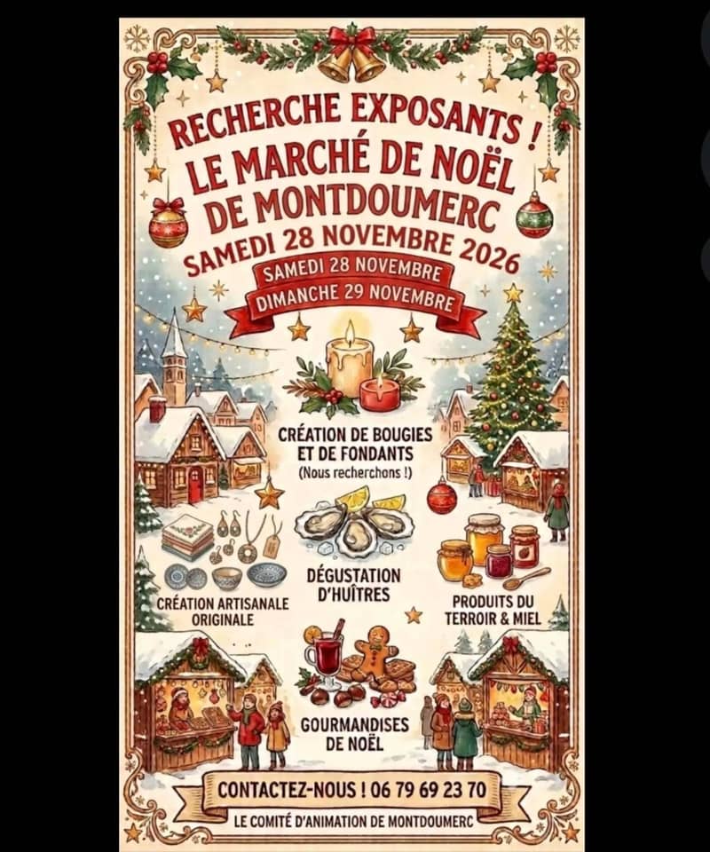 Marché de Noël à Montdoumerc