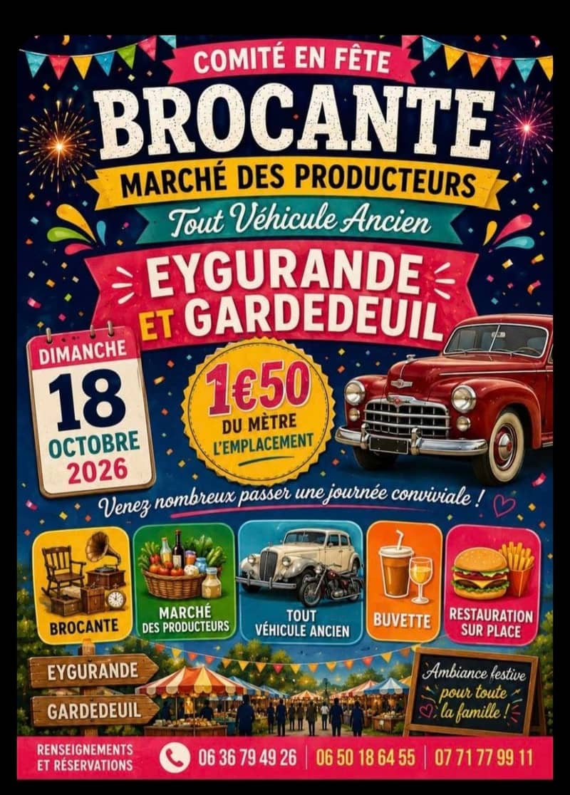 Brocante-marché de producteurs