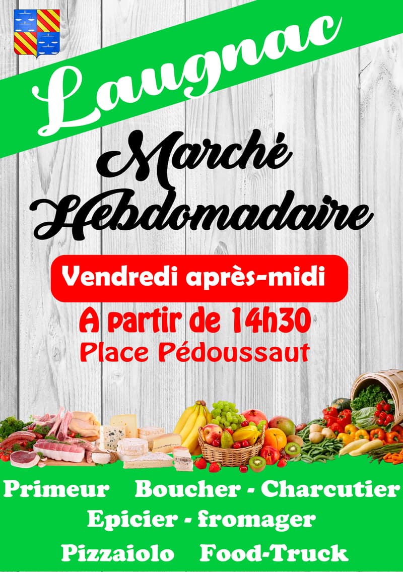 Marché hebdomadaire de Laugnac — Laugnac (47360)