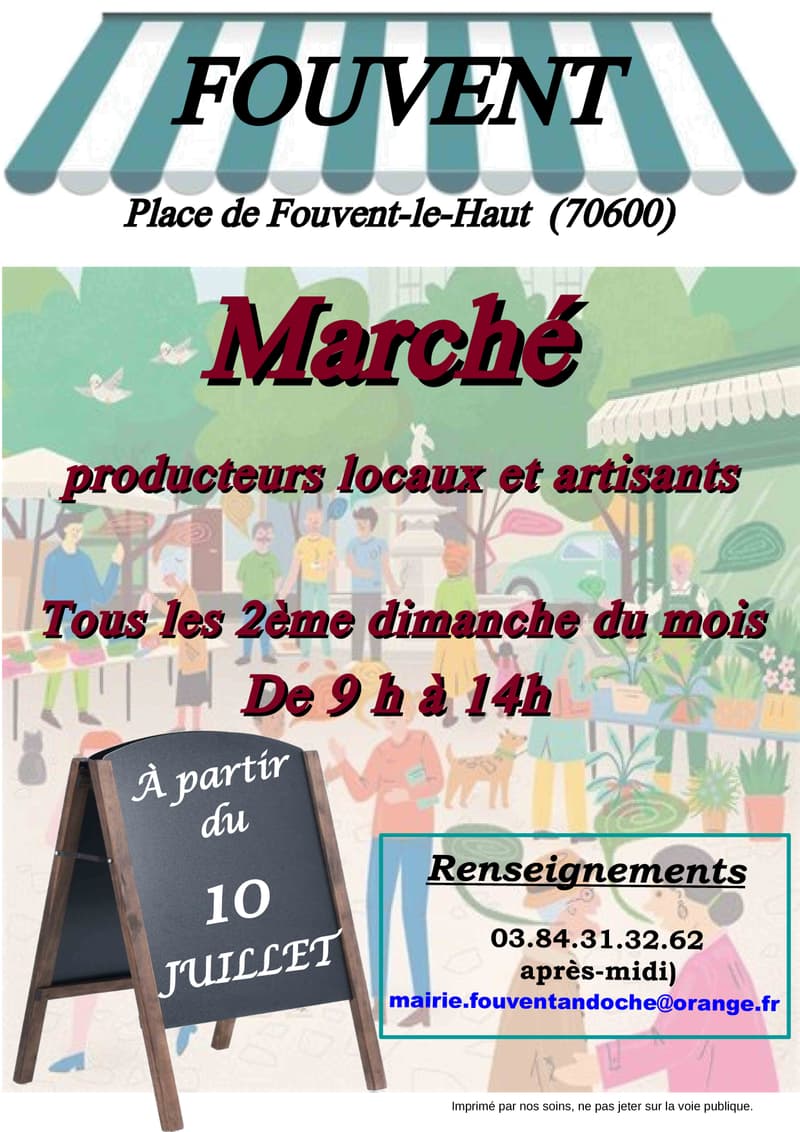 Marché mensuel de Fouvent-Saint-Andoche — Champlitte
