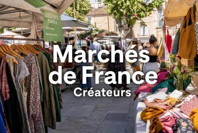 Marché artisanal en France