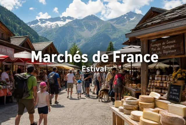 Marché artisanal en France