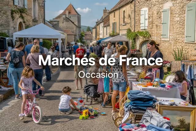 Marché aux vêtements de Vallauris