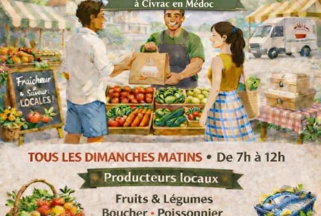 Marché hebdomadaire de Civrac-en-Médoc