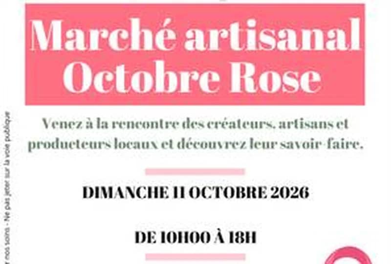 Marché des Créateurs pour Octobre Rose