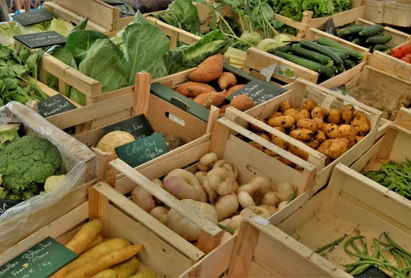 Le marché du Moulin du vendredi